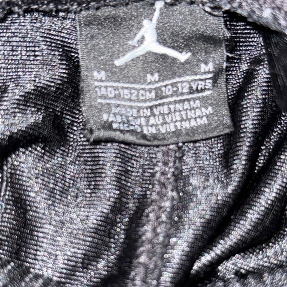 Jordan Black Athletic Shorts with Logo - Picture 3 of 3